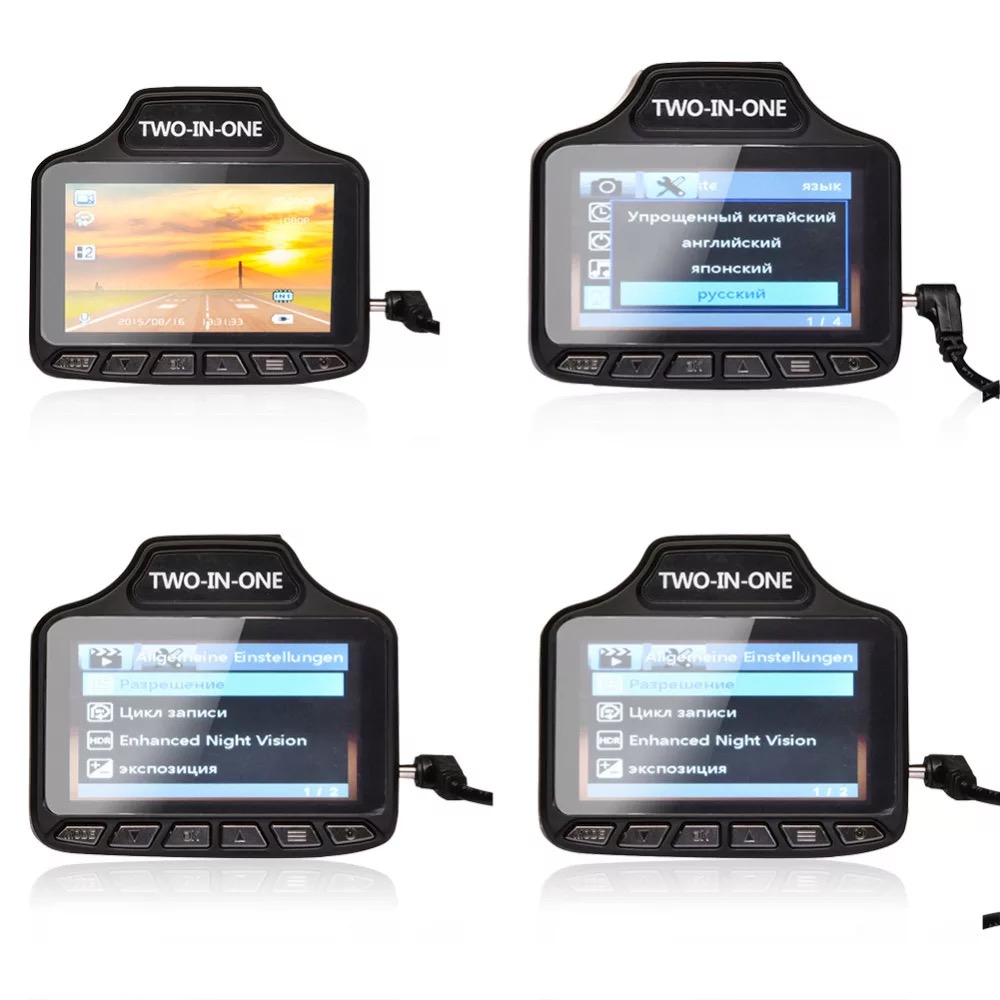 S8 Full HD 2in1 DVR & Radar Detector